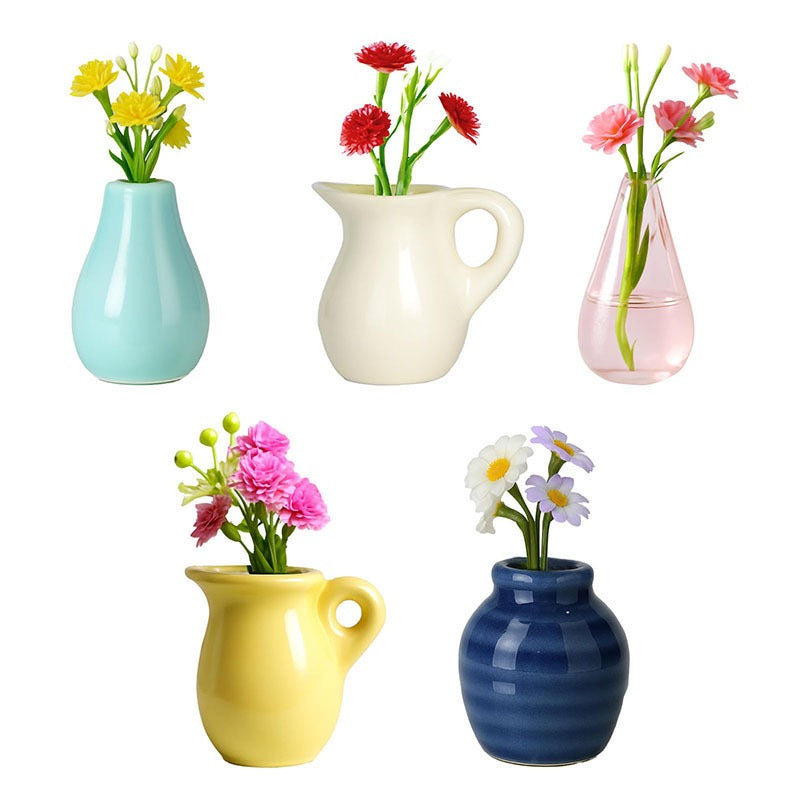 0001.冷蔵庫用ミニ花瓶マグネッ