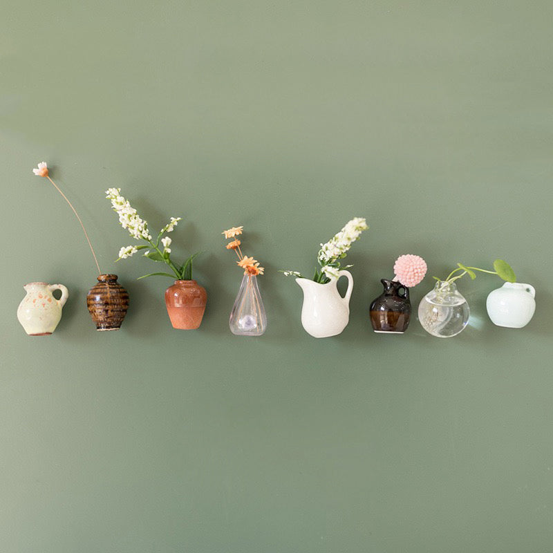 0002.冷蔵庫用ミニ花瓶マグネッ